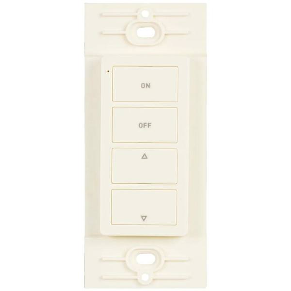 Wireless 1 Zone Almond Task Lighting Remote Control